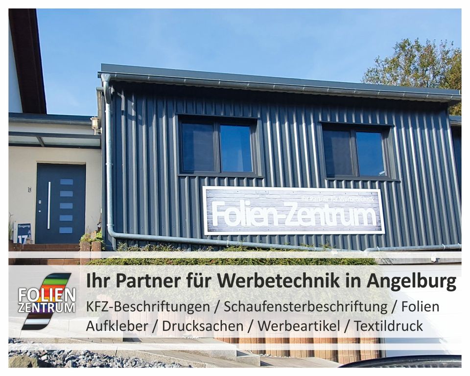 Werbetechnik Fahrzeugbeschriftung Textildruck Aufkleber Folien  Werbeschilder Banner Fahnen Schaufensterbeschriftung Autoaufkleber  Lackschutzfolien Bandenwerbung Werbeartikel in Hessen - Angelburg, Auto-Reparaturen und Dienstleistungen