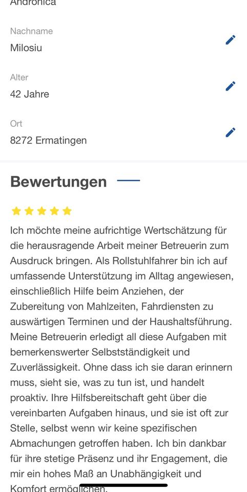 Suche Job als 24 Stunden Kraft in Maintal