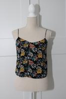 Review Top Gr. XS S 34 36 schwarz gelb blau rot bunt Blumen Neu Nordrhein-Westfalen - Gelsenkirchen Vorschau