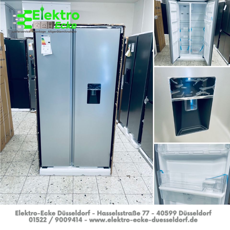 Side by Side Kühlschrank Waschmaschine Wäschetrockner Elektroherd Spülmaschine in Meerbusch