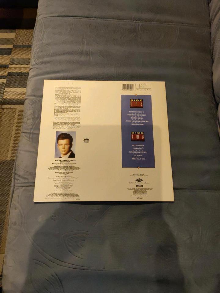 LP Rick Astley - Whenever you need Somebody Vinyl kein Versand in Icking