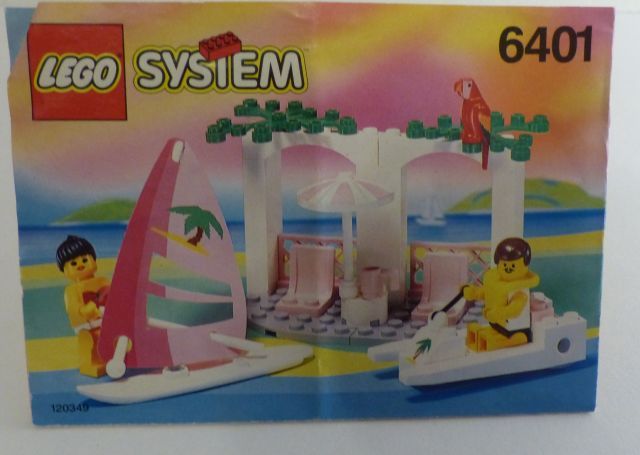 Lego 6401 Paradisa Strandoase vollständig mit Anleitung in Wedel