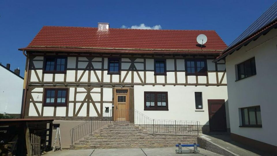 Renoviertes Fachwerkhaus in Steinbach/  EG ggf. gewerblich in Burghaun