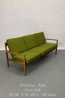 ◤ Dreisitzer Sofa daybed Couch Grete Jalk Vintage Sessel Stuhl Teakholz Danish mid Century Dänisch Couchtisch Retro Chair Polster Wohnzimmer Cado France son Tisch Mitte - Tiergarten Vorschau