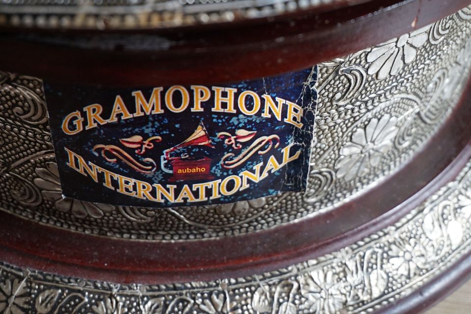 Nostalgie Grammophon rund Dekoration Antik-Stil von aubaho in Melle
