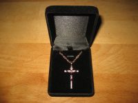 Singapurkette SS 750er RoseG 18K & Jesus-Kreuz Collier Zirkon 18K Saarland - Bexbach Vorschau