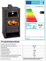 Kaminofen mit Backfach + Herdplatte, Prity FM – 12kW Sachsen - Bernsdorf Vorschau