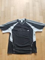 Adidas Sportshirt T-Shirt Trikot L Schwarz Weiß Retro Hessen - Roßdorf Vorschau