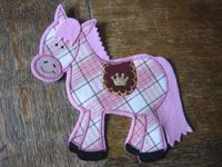 Aufnäher Applikation Pony süß 16x13cm NEU Rosa Prinzessin Super s Nordrhein-Westfalen - Dorsten Vorschau