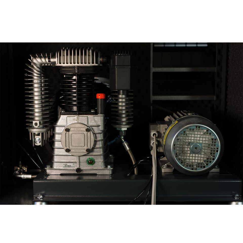Kompressor 500 l 2 Zyl. 7,5 PS 400 V - AN 872L - Betriebsdruck 10 Bar
