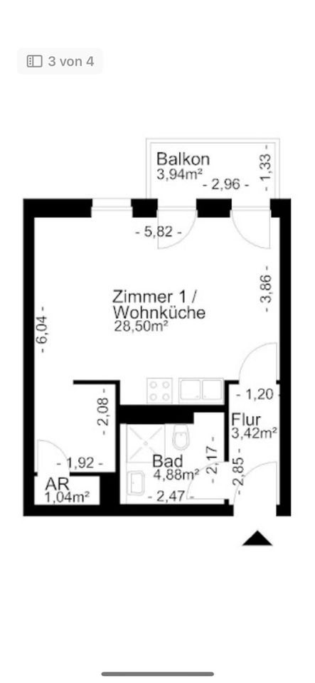 Wohnung Köpenick 1 Raum in Berlin