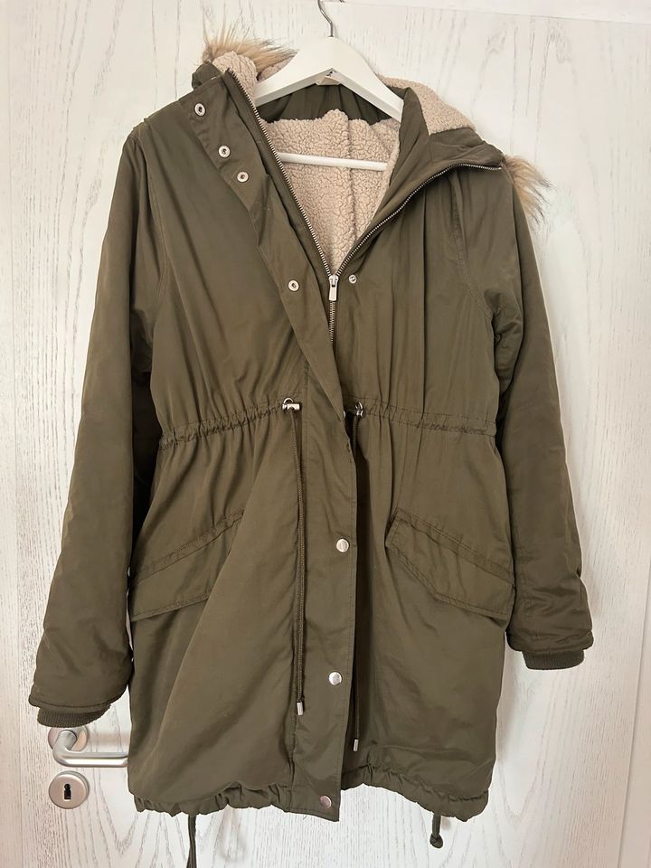 Umstandsjacke Parka h&m Gr m Khaki grün in Flörsheim am Main