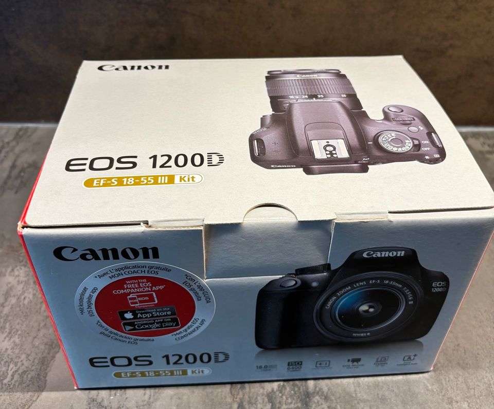 Canon EOS 1200D Kamera Kit mit EF-S 18-55 III Objektiv gebraucht in Essen