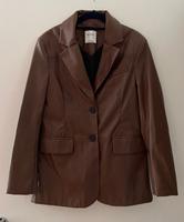 Bershka – Oversize-Blazer aus Kunstleder in Braun Hessen - Groß-Zimmern Vorschau