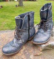Stiefelette Mustang Gr.39 Blau-Silber Niedersachsen - Hildesheim Vorschau