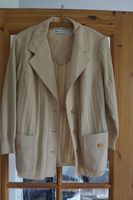 Wollblazer vintage Strickjacke Blazer xs oversize wide gold Jacke Niedersachsen - Bückeburg Vorschau