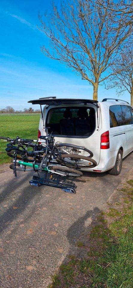 Fahrradträger für Anhängerkupplung klappbar 4 Räder in Riede