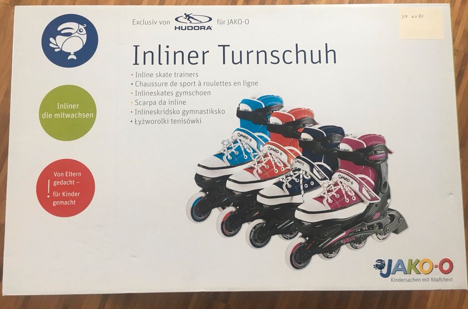 Hudora Jako-o Inliner Turnschuhe blau Gr. 36 in Vaihingen an der Enz