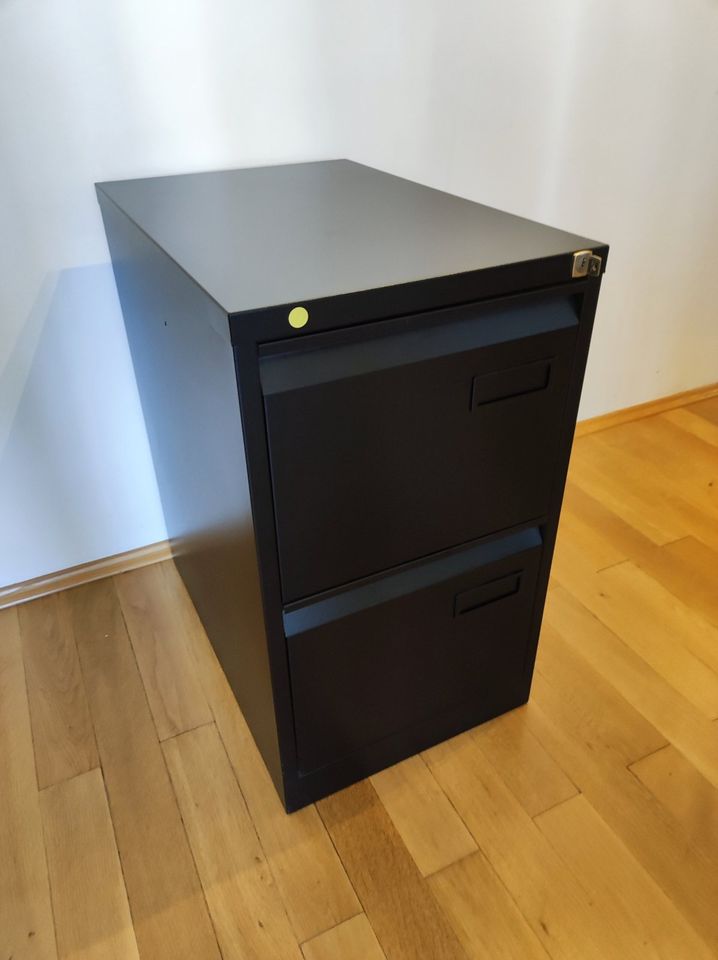 Hängeordnerschrank schwarz für ca. 100 Stk (2 Schubladen) in München