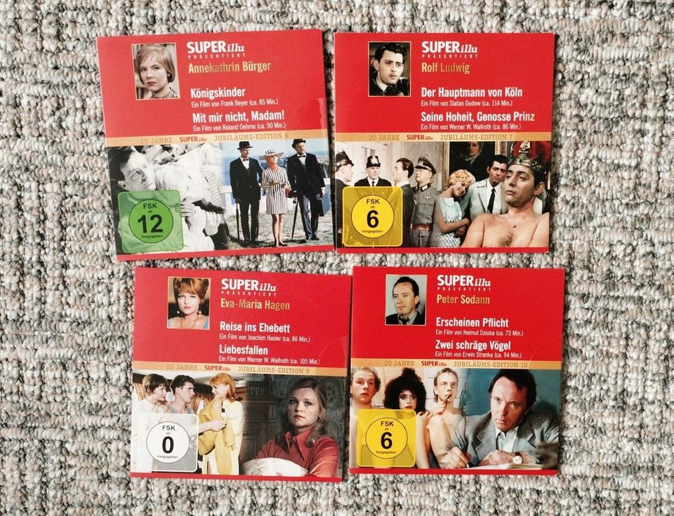 7 Super illu DVDs 20 Jahre Super illu  Jubiläums Edition in Ueckermuende