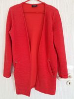 Damen Long-Blazer / Cardigan, rot, Marke: GINA, Gr. 38 Sachsen - Plauen Vorschau