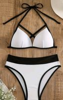 Bikini Set weiß-schwarz Brandenburg - Potsdam Vorschau