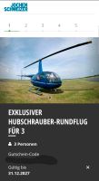 Exclusiver Hubschrauber Rundflug für 3 Personen WERT 659€ Hessen - Mörlenbach Vorschau