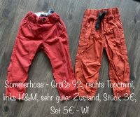 ⭐️ Zwillinge  ⭐️ Sommerhose ⭐️ H&M ⭐️ Topomini ⭐️ 92 ⭐️ rot Hessen - Wiesbaden Vorschau