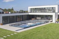 Pool-Überdachung / Poolabdeckung SkyCover® Pure 3.5x8.5m mit optional elektrischem Antrieb und schienenloser Ausführung Bayern - Winklarn Vorschau