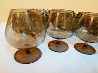 Filigrane Trinkgläser aus der DDR, Glas grau schwarz Brandenburg - Potsdam Vorschau