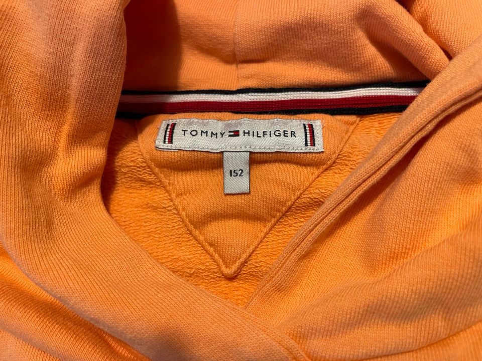 Tommy Hilfiger Teens Hoodie Kapuzen-Pullover Logo-Print apricot in Halle