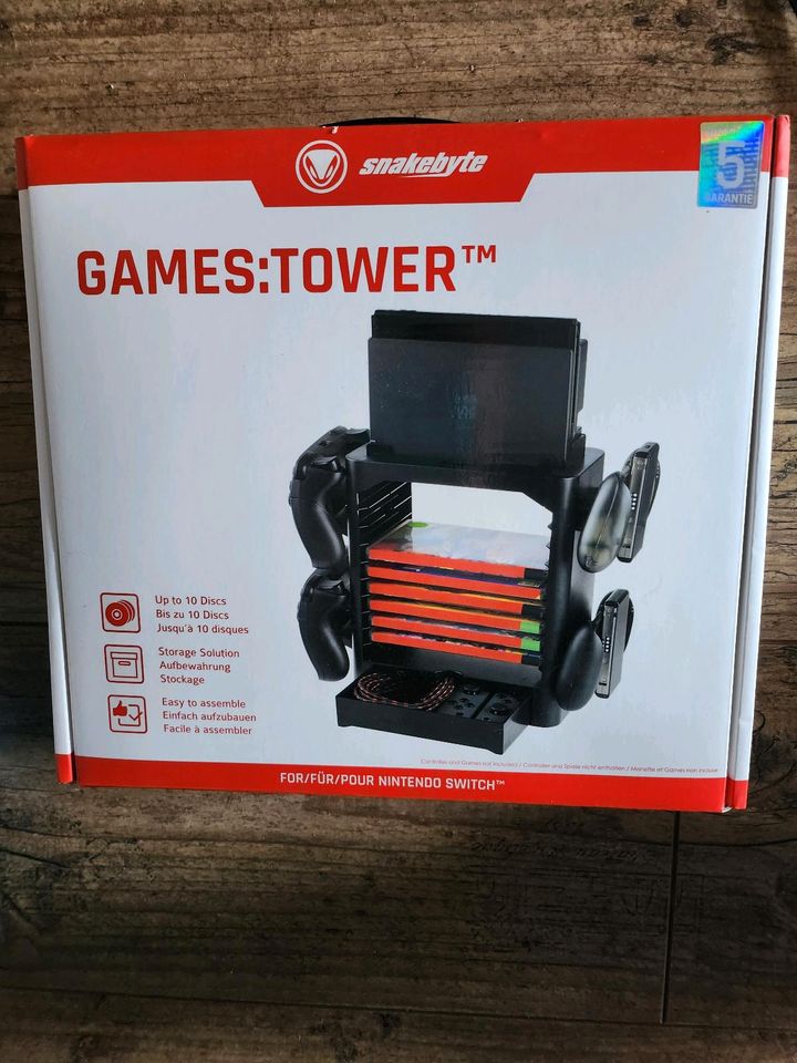 Games Tower für Nintendo Switch in Westhausen - Gotha