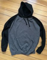 Raglan Hoodie schwarz grau L Just Hoods Kapuzenpulli Saarbrücken - St Johann Vorschau