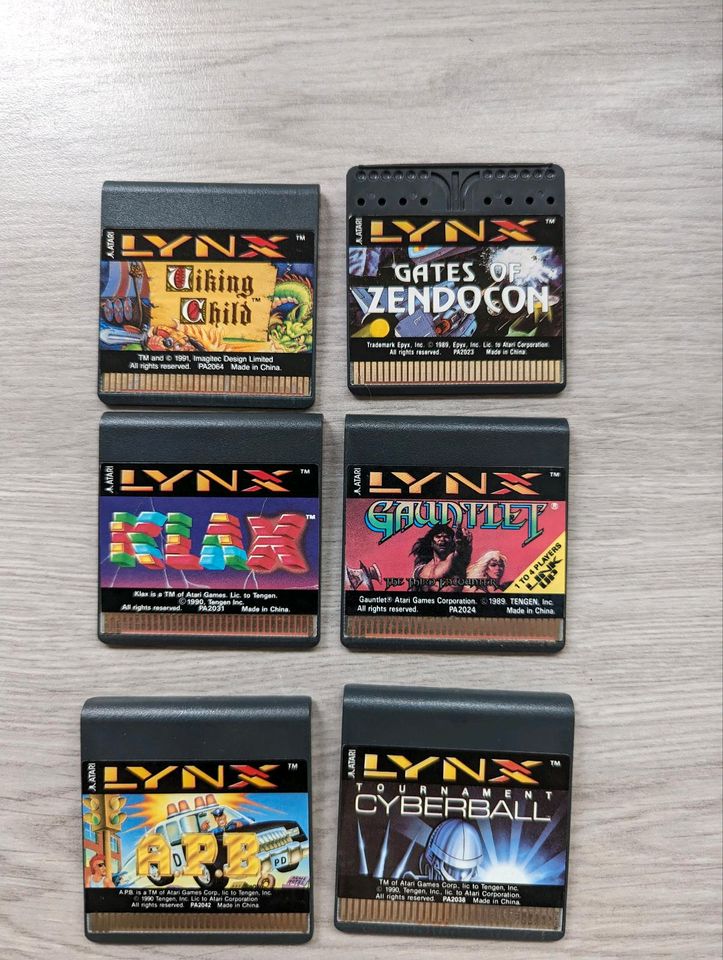 Atari Lynx *guter Zustand* inkl. 15 Spielen in Osdorf