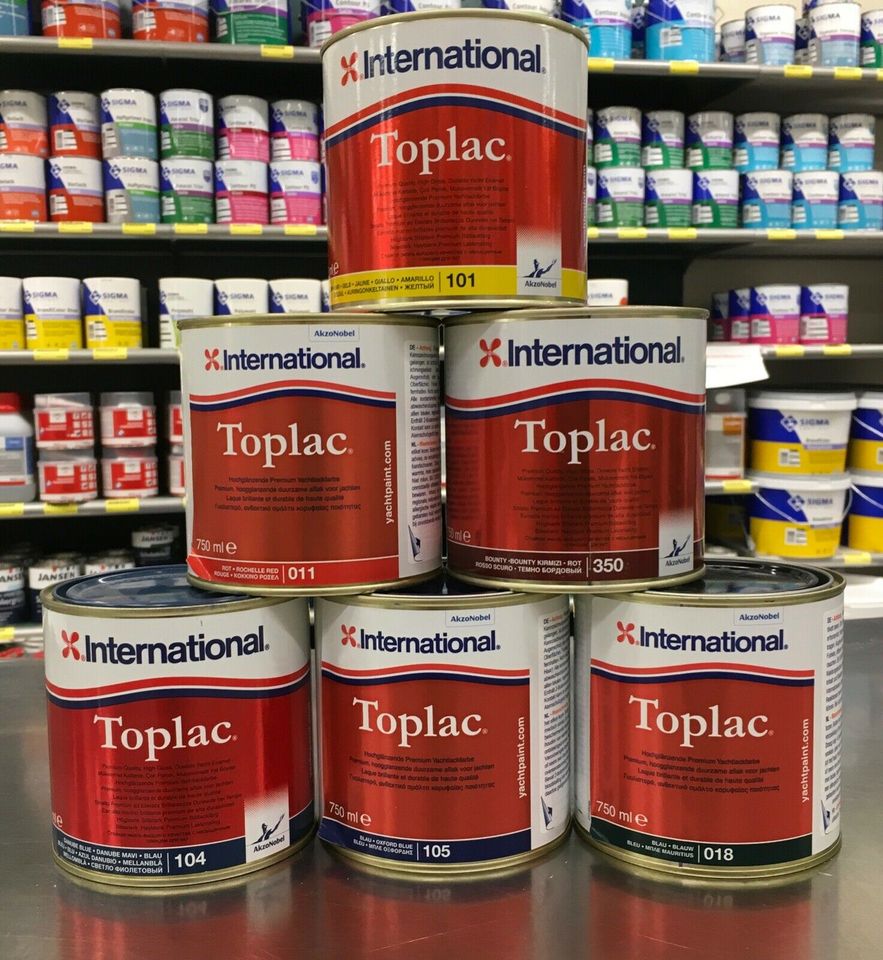 Abverkauf - International Toplac 750 ml - div. Farben - Gewerbe in Fehmarn