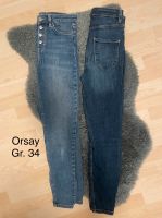 2 High Waist Jeans, hell und dunkel Blau Hessen - Rodgau Vorschau