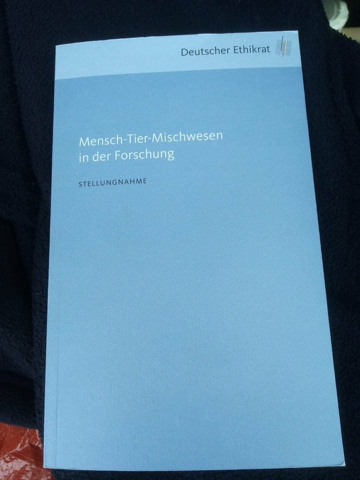 Deutscher Ethikrat Mensch Tier mischwesen in der Forschung Stellu in Offenburg