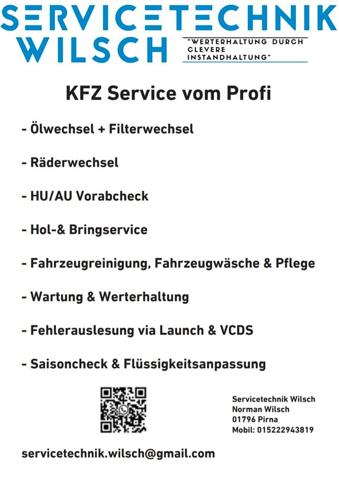 Kfz Service vom Profi in Pirna