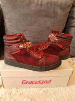 Deichmann Graceland Schuhe Sneaker Chucks Gr 39 bordeaux rot gold Baden-Württemberg - Oberkirch Vorschau