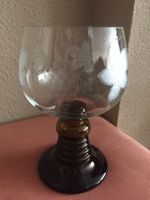 großes Weinglas - Römer - 22,5 cm hoch - 70iger Jahre - Vintage Bayern - Eichenau Vorschau