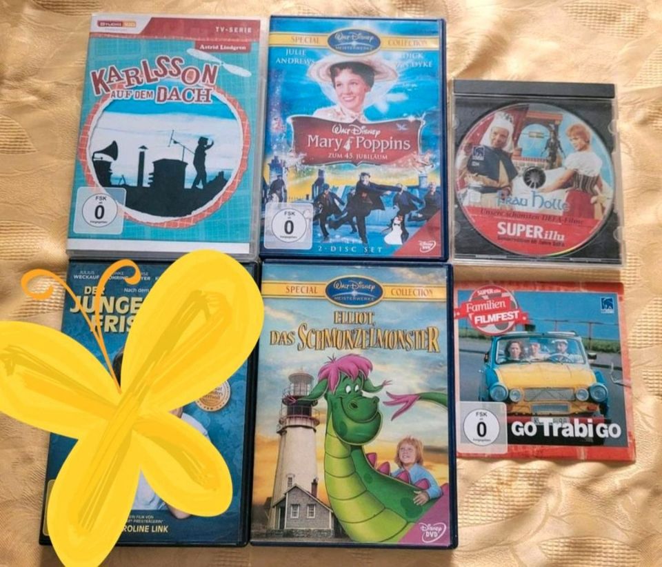 DVD Paket 5 DVD´S Filme Kinderfilme in Schönebeck (Elbe)