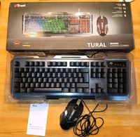 TRUST GXT 845 Tural Gaming Tastatur Maus kabelgebunden farbig Hessen - Wiesbaden Vorschau