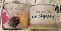 Teelichtgläser 2 Stück mit schönen Spruch Niedersachsen - Freren Vorschau