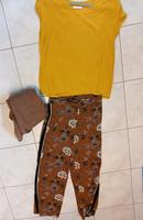 Soyaconcept Hose braun gelb bunt mit Opus Blusenshirt gelb Hessen - Geisenheim Vorschau