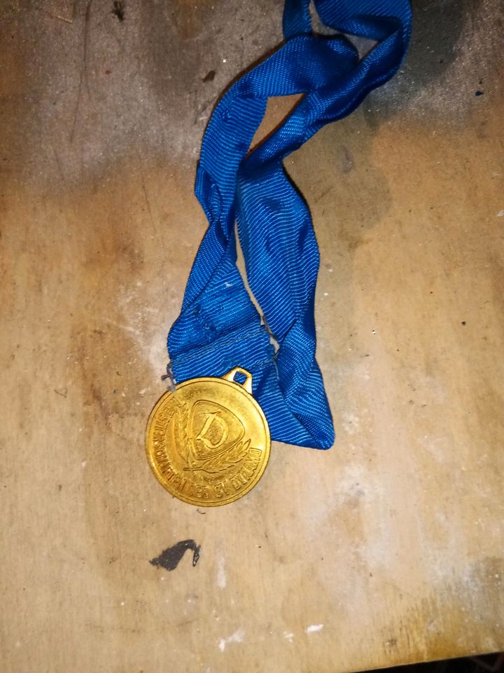 DDR gold Medaille in Schwerin