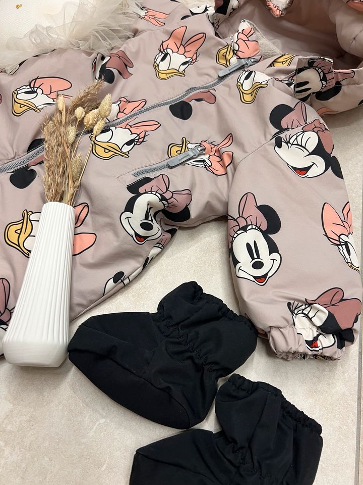 H&M Baby Kinder Schneeanzug Winterschuhe Set Disney Größe 80 in Potsdam