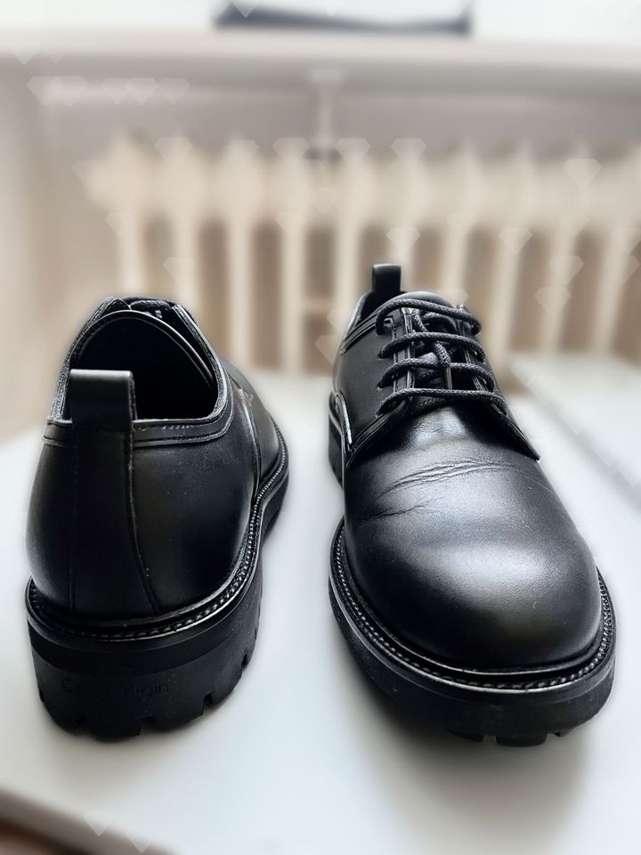 Fast neue Calvin Klein DERBY MIX Schnürschuhe, Größe 40, Schwarz in Köln