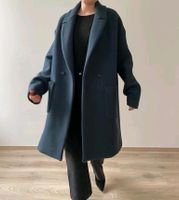 Zara man Oversized Wollmantel Petrol Berlin - Wilmersdorf Vorschau