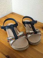 Sandalen Sandaletten blau Glitzer geflochten bunt gr. 27 Nordvorpommern - Landkreis - Marlow Vorschau