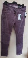 neue coole Stretch Hose oil washed, lila, slim fit, Gr. 40 Hessen - Battenberg Vorschau